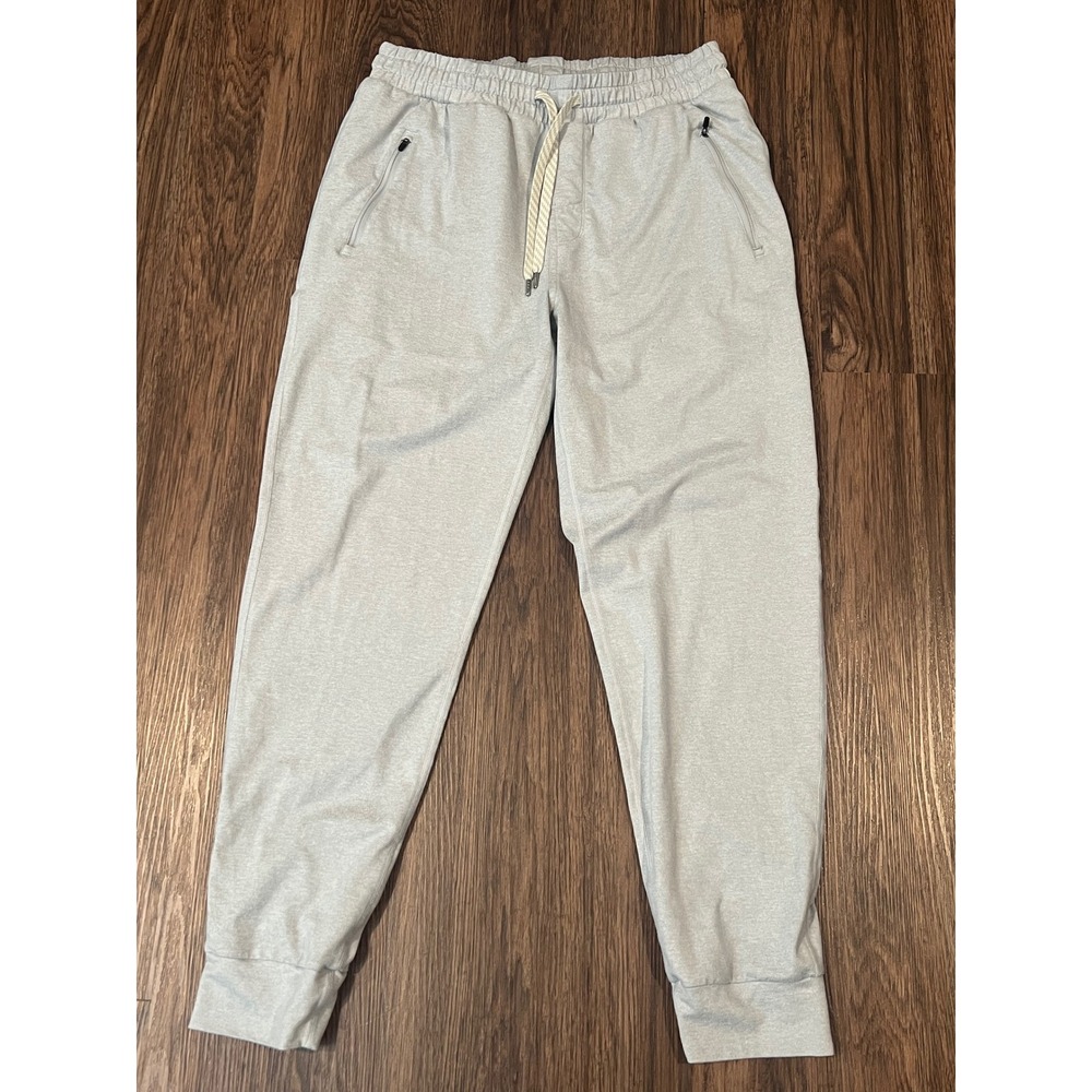 Vuori Ponto Performance Jogger Light Blue Heather DreamKnit Pants V438 Mens L